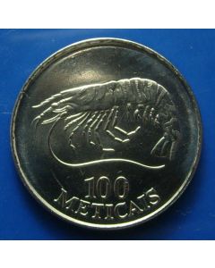 Mozambique  100 Meticais1994 km# 120     Schön# 68    unc