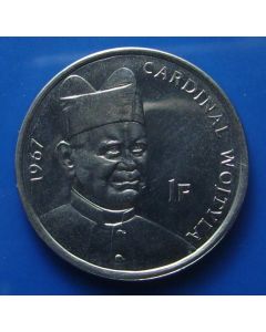 Congo Democratic Republic km# 157  Franc2004