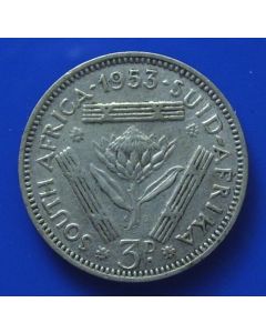South Africa 3 Pence km# 47  