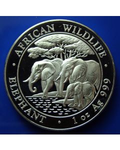 Somalia 	 100 Shillings	2013	 - Elephant – Silver / Proof