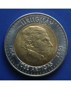 Uruguay  10 Pesos Uruguayos2000 km# 121 