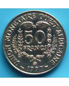 West African States  50 Francs1997 km# 6 Schön# 14