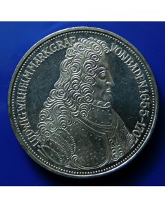 Germany-Federal Republic 	 5 Mark	1955	 300th Ann. Birth of Ludwig von Baden – Proof / Silver