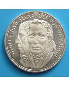 Germany-Federal Republic 	 5 Mark	1967	  Proof / Silver  – Wilhelm and Alexander von Humboldt