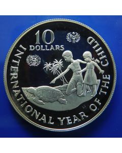 Cayman Islands 	10 Dollars	1982	 International Year of The Child 
