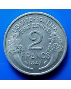 France  2 Francs1947 km#  886a1 Schön# 39