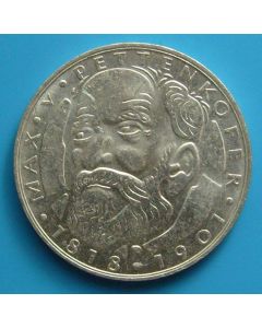 Germany-Federal Republic 	 5 Mark	1968	 150th Ann. Birth of Max von Pettenkofer – Silver