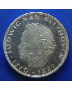 Germany-Federal Republic 	 5 Mark	1970	 Proof / Silver - 200th Ann. Birth of Ludwig van Beethoven