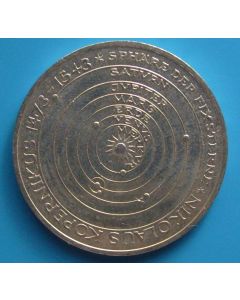 Germany-Federal Republic 	 5 Mark	1973	 500th Ann. Birth of Nicholas Corpernicus – Silver