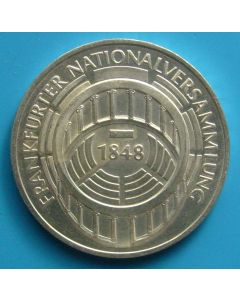Germany-Federal Republic 	 5 Mark	1973	 125th Ann.Frankfurt Parliament – Silver