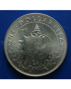 Bahamas Dollar1969km# 8