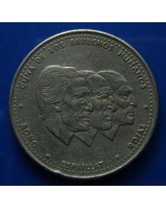 Dominican Republic½ Peso1987km# 62.2 