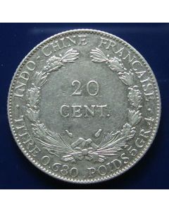 French Indo-China 20 Cent1937km# 17.2 