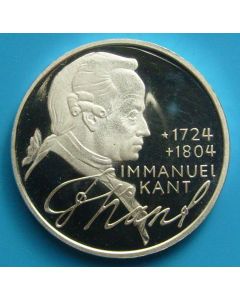 Germany-Federal Republic 	 5 Mark	1974	 Proof / Silver - 250th Ann. Birth of Immanuel Kant