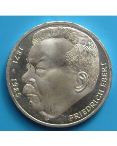 Germany-Federal Republic 	 5 Mark	1975	  Proof / Silver – 50th Ann. Death of Friedrich Ebert