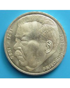 Germany-Federal Republic 	 5 Mark	1975	 50th Ann. Death of Friedrich Ebert – Silver