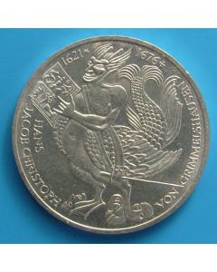Germany-Federal Republic 	 5 Mark	1976	 300th Ann. Death of von Grimmelshausen – Silver