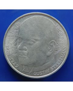 Germany-Federal Republic 	 5 Mark	1978	 100th Ann. Birth of Gustav Stresemann – Silver