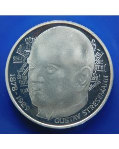 Germany-Federal Republic 	 5 Mark	1978	 100th Ann. Birth of Gustav Stresemann, Silver / Proof