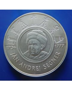 Slovakia	 200 Korun  2004	300th Anniversary of Birth of Ján Andrej Segner – Silver