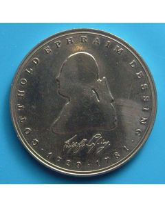 Germany-Federal Republic 	 5 Mark	1981	 200th Ann. Death of Gotthold Ephraim Lessing