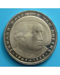 Germany-Federal Republic 	 5 Mark	1982	  150th Ann. Death of Johann Wolfgang von Goethe 