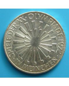 Germany-Federal Republic 	 10 Mark	 1972G	 Munich Olympics - Silver