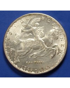 Luxembourg 	20 Francs	1946	 - Silver - 600th Ann. John the Blind