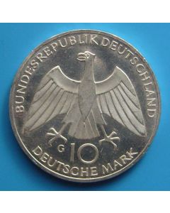 Germany-Federal Republic 	 10 Mark	 1972G	 Proof / Silver - Munich Olympics