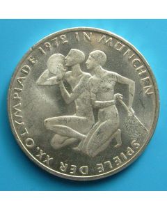 Germany-Federal Republic 	 10 Mark	 1972F	 Munich Olympics – Proof / Silver