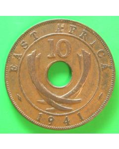 East Africa  10 Cents1941Ikm# 26.1 Schön# 29