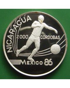 Nicaragua  2000 Cordobas1988 km#65  