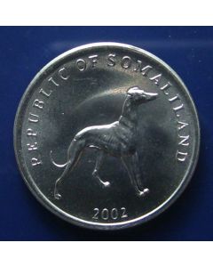 Somaliland  20 Shillings2002 km# 6 