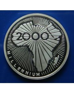 Chad	500 Francs	2000	 - Millennium - proof / Silver