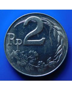 Indonesia 2 Rupiah1970km# 21 