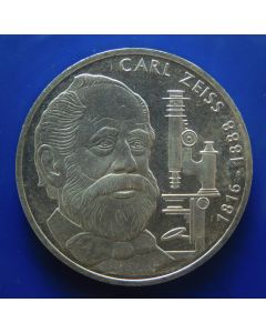 Germany-Federal Republic 	 10 Mark	1988	 100th Ann. Death of Carl Zeiss – Silver