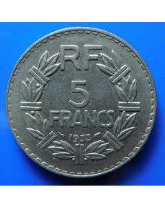 France  5 Francs1933 km#  888  Schön# 27