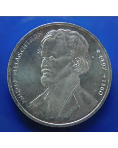 Germany-Federal Republic 	 10 Mark	1997J	 500th Birth Ann. Philipp Melanchthon – Silver