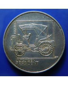 Czech Republic 	200 Korun	1997	 100th Anniversary of Production of "The Präsident", the First Passenger Car in Central Europe - Milled edge / Silver