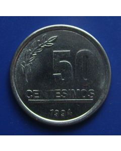 Uruguay 50 Centesimos1994 km# 106 