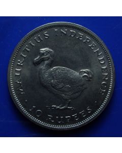  Mauritius  10 Rupees1971km# 38  