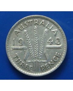 Australia  Threepence1943km#37