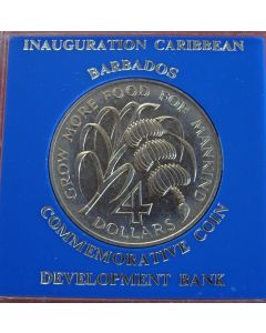 Barbados 4 Dollars1970km# A9   