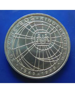 Germany-Federal Republic 	 10 Mark	1999J	 Charity for Children without parents all over the world – Silver