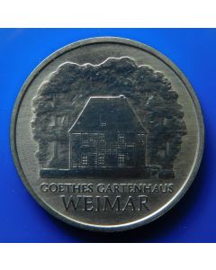 Germany Democratic Republic 	 5 Mark	1982	 Goethe's Weimar Cottage - unc