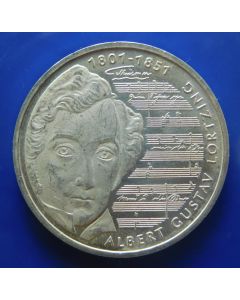 Germany-Federal Republic 	 10 Mark	2001J	200th Anniversary - Birth of Albert Gustav Lortzing – Silver