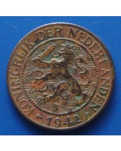 Curacao 	Cent	1942p	 Struck in Philadelphia (u.s.a.) for Curacao and Suriname