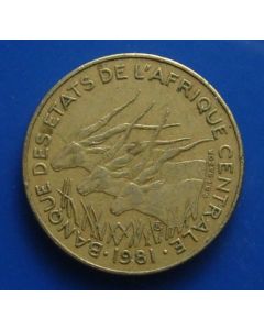 Central African States 5 Francs1981km#  7