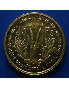 French West Africa  25 Francs1956 km# E5 Essai***