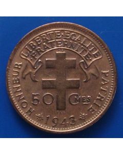 Madagascar  50 Centimes1943km#  1 